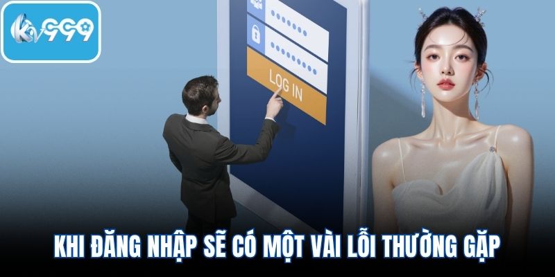 Khi đăng nhập sẽ có một vài lỗi thường gặp